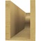 Ekena Millwork 6in. W x 8in. H x 32in. L Carmel Woodgrain TimberThane Rafter Tail, Primed Tan RFTUR06X08X32CARRCPR - alternate 4